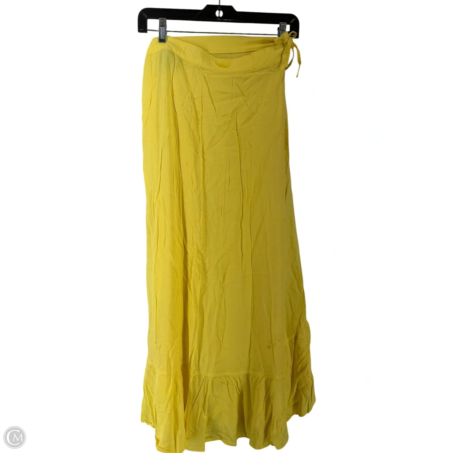 Skirt Maxi By Anage In Yellow, Size: M