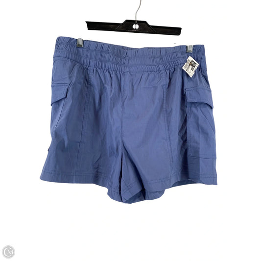 Athletic Shorts By Yogalicious In Blue, Size: Xl