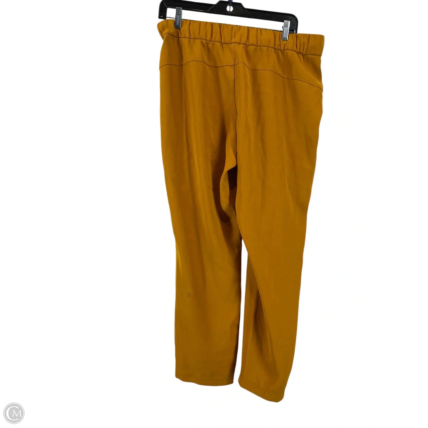 Athletic Pants By Lululemon In Yellow, Size: 10
