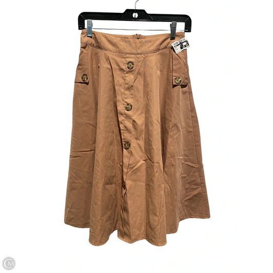 Skirt Midi By Shein In Brown, Size: S