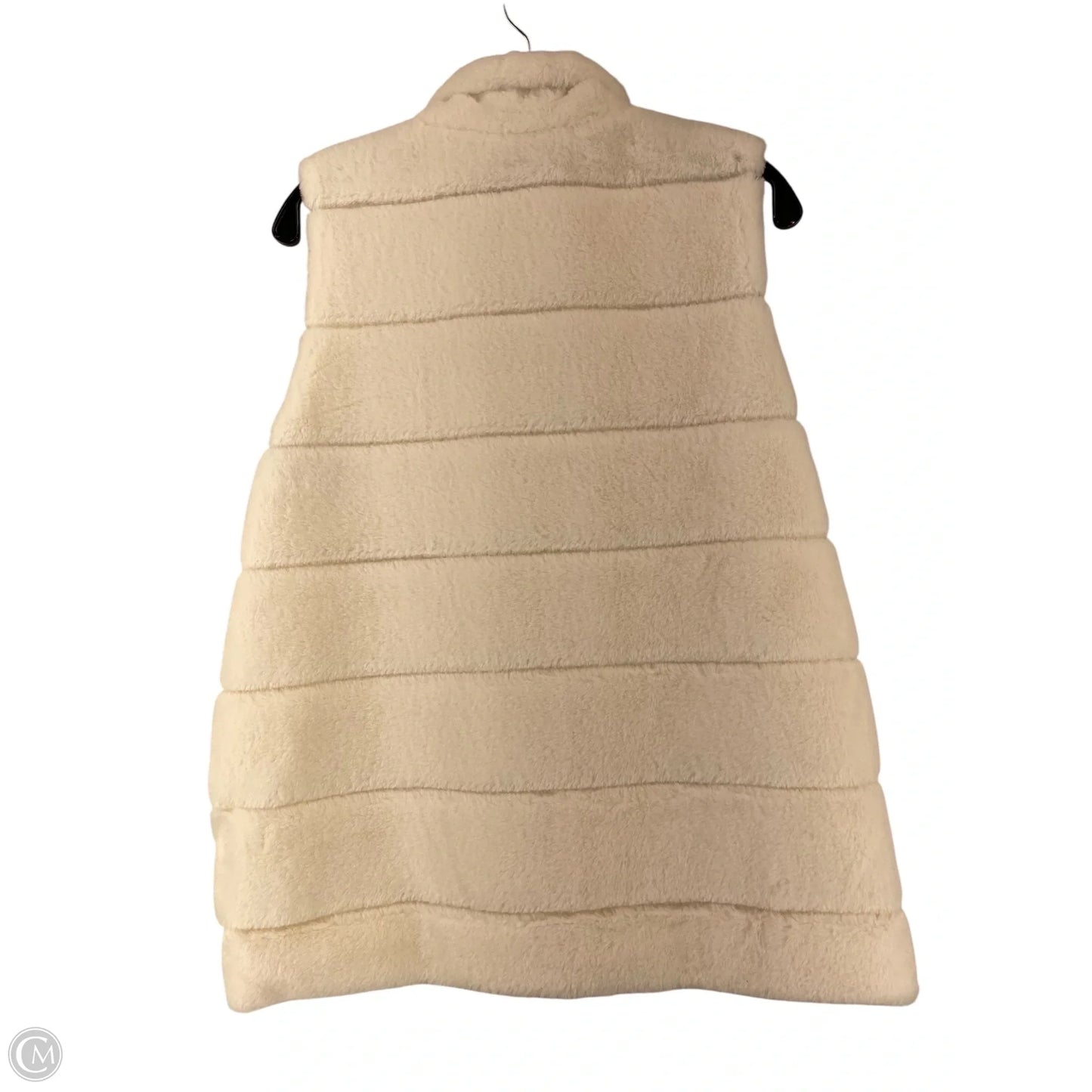 Vest Faux Fur & Sherpa By Crown And Ivy In White, Size: L