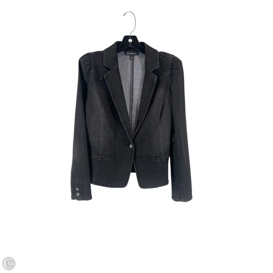 Blazer By International Concepts In Black Denim, Size: M