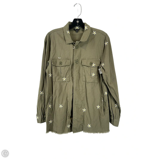 Top Long Sleeve By Versona In Green, Size: S