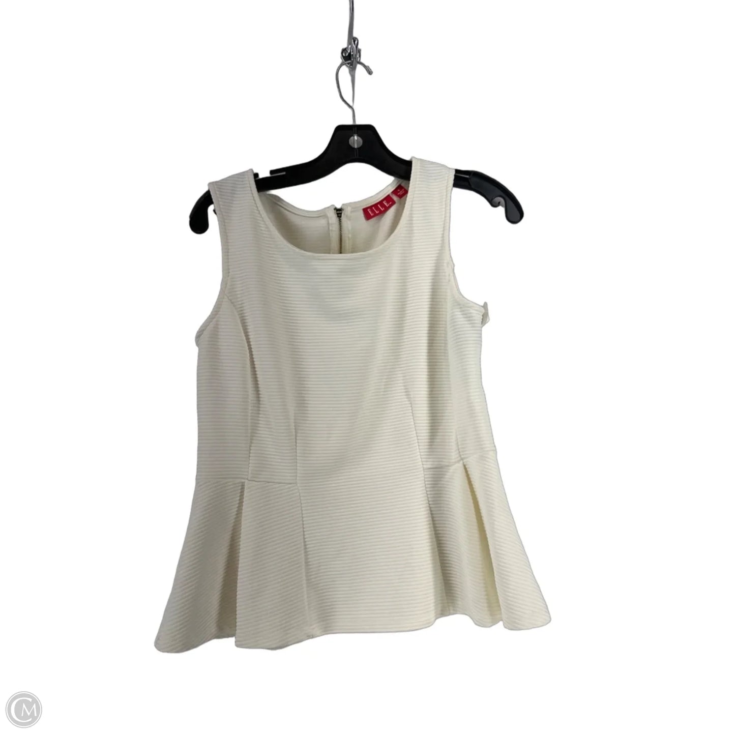 Top Sleeveless By Elle In White, Size: S