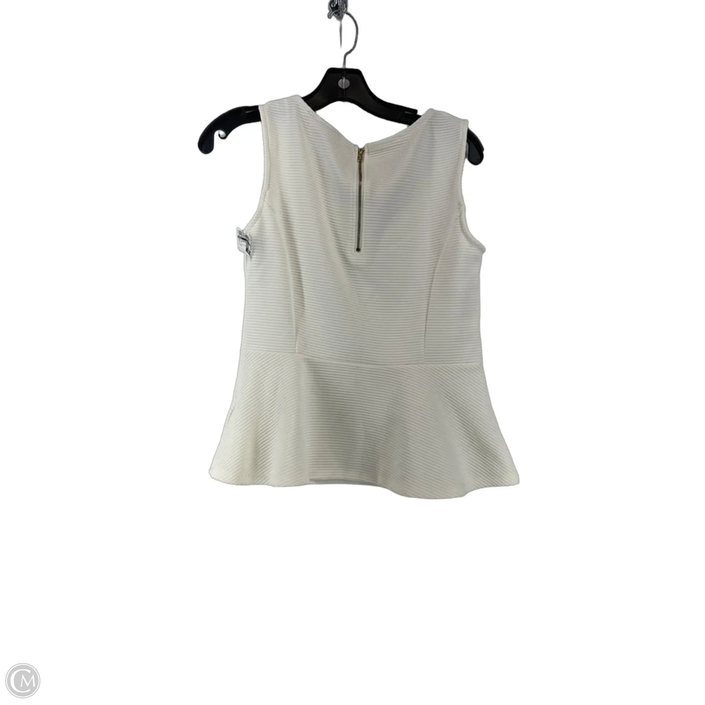 Top Sleeveless By Elle In White, Size: S