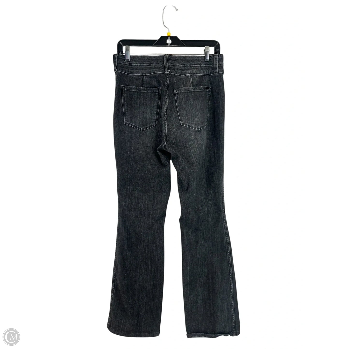 Jeans Flared By White House Black Market In Black Denim, Size: 6
