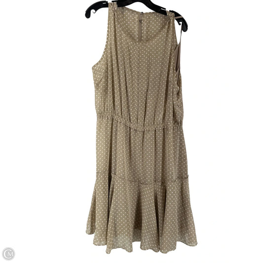 Dress Party Short By Tommy Hilfiger In Tan & White, Size: 16