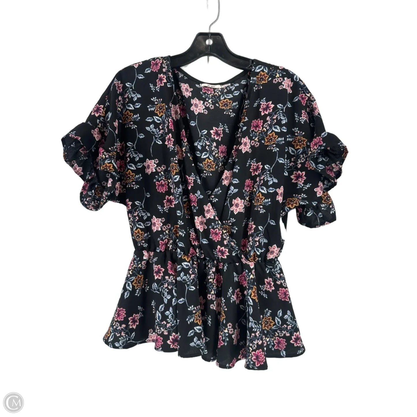 Blouse Short Sleeve By Mi Ami In Floral Print, Size: S