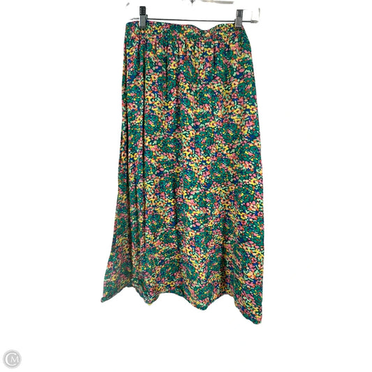 Skirt Midi By Loft In Multi-colored, Size: M