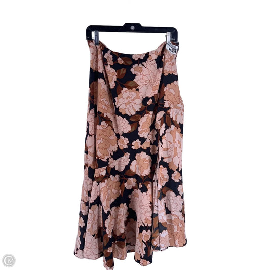 Skirt Maxi By Who What Wear In Floral Print, Size: 14