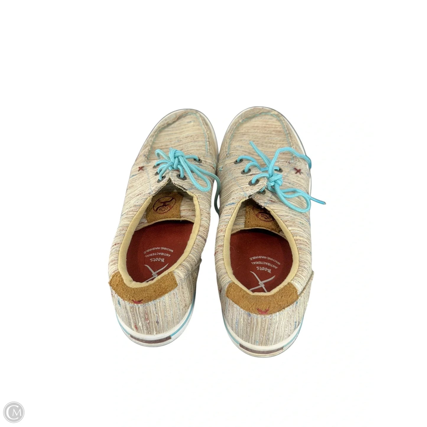 Shoes Athletic By Clothes Mentor In Tan, Size: 9.5