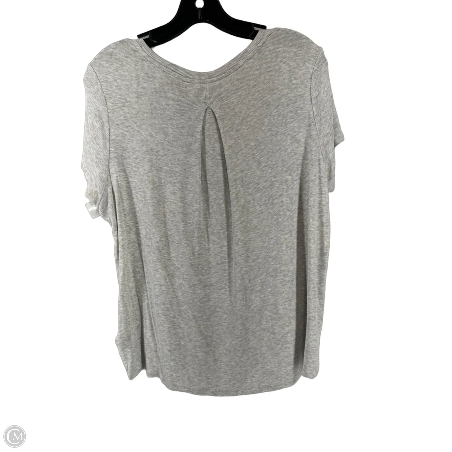 Athletic Top Short Sleeve By Athleta In Grey, Size: S