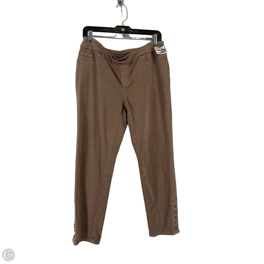 Pants Cropped By Chicos In Brown, Size: 10p