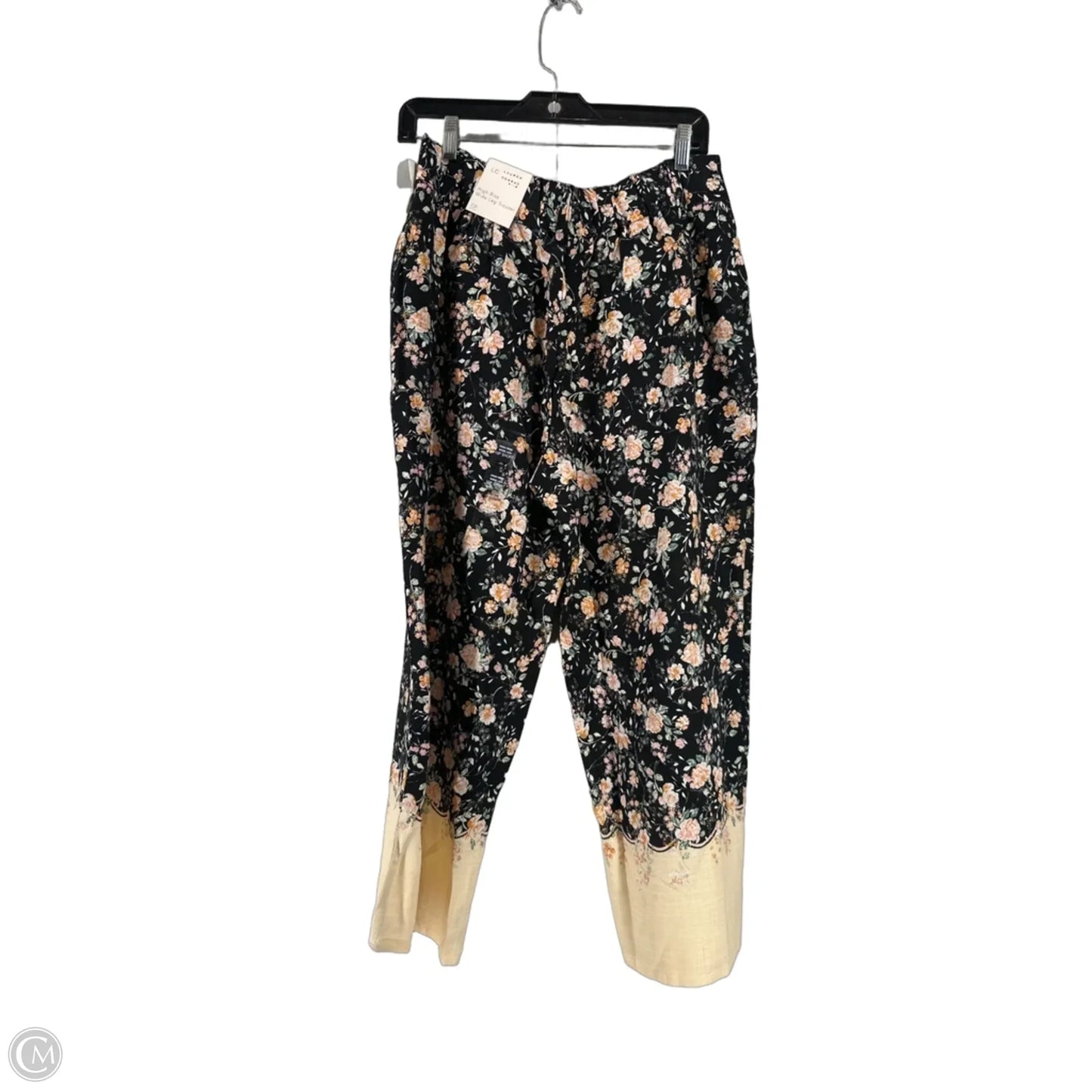 Pants Cropped By Lc Lauren Conrad In Floral Print, Size: 10p