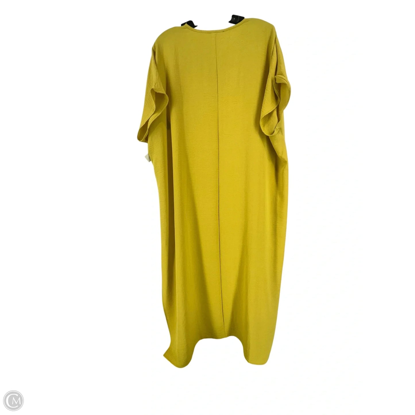 Dress Casual Midi By Easel In Yellow, Size: L