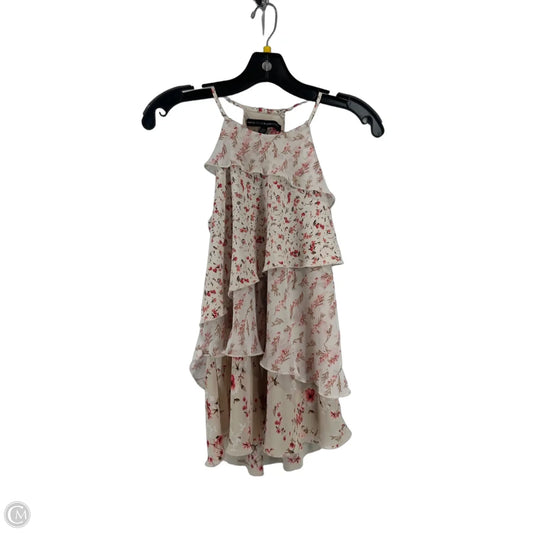 Top Sleeveless By White House Black Market In Floral Print, Size: Xxs