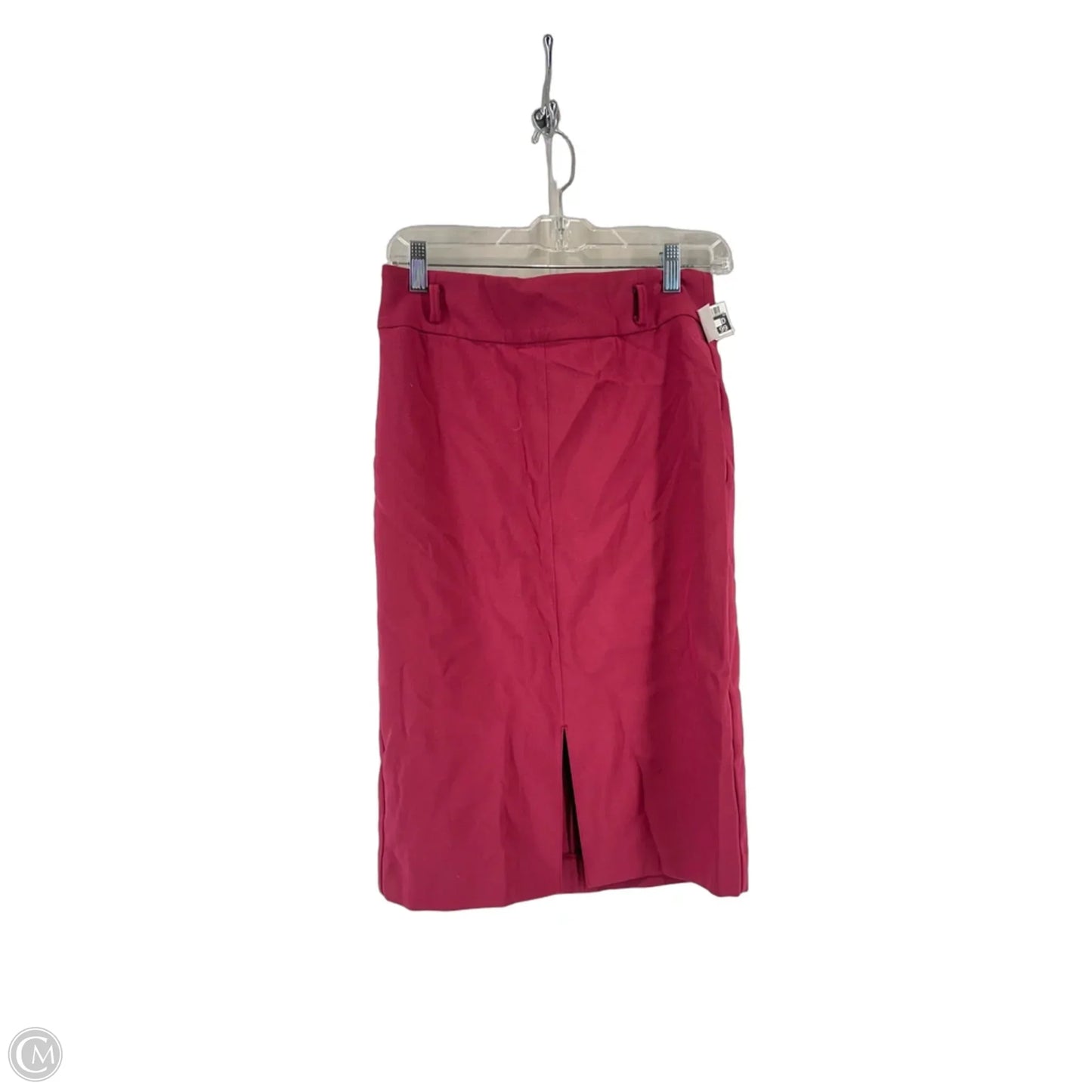 Skirt Midi By Ann Taylor In Maroon, Size: 0p