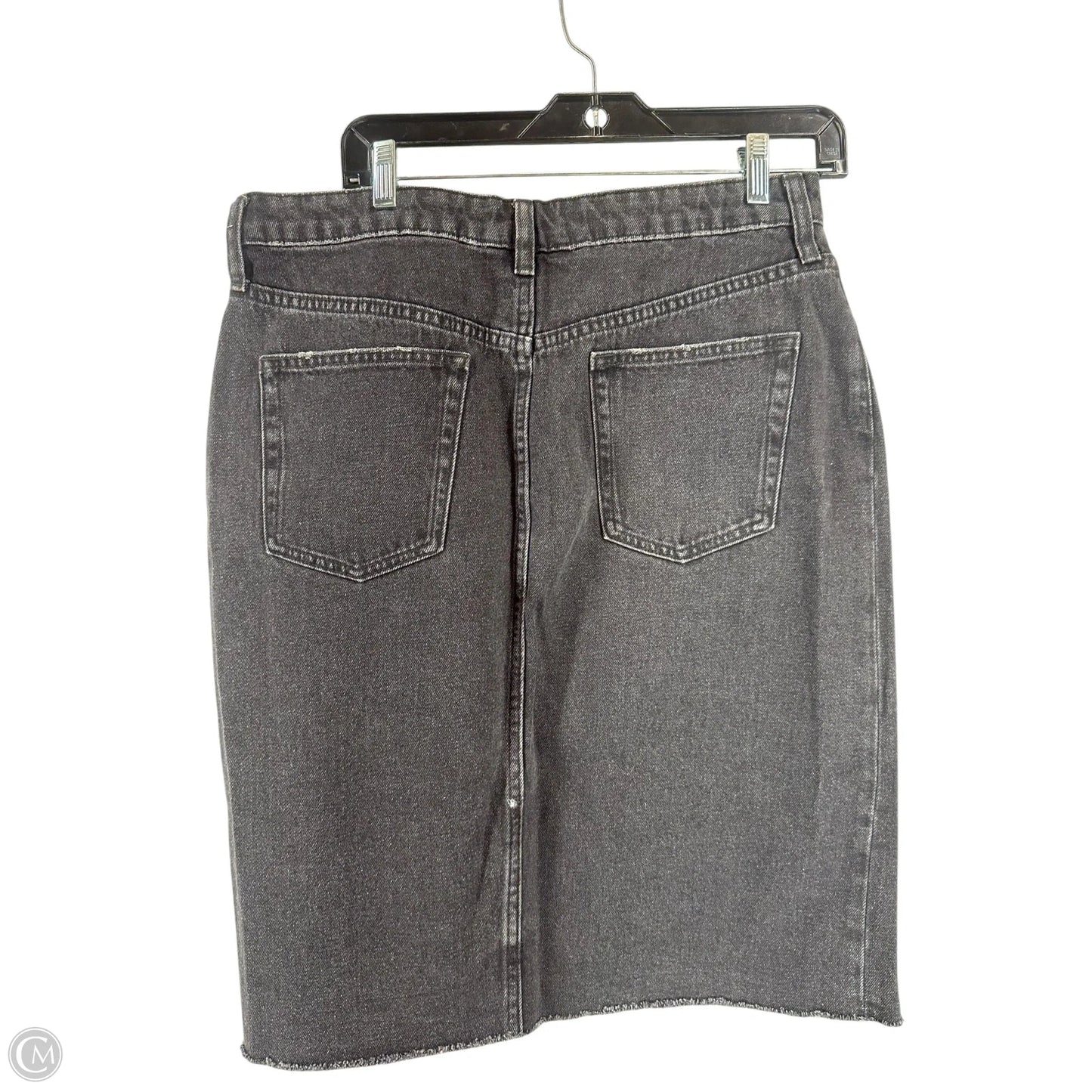Skirt Mini & Short By H&m In Black Denim, Size: 14