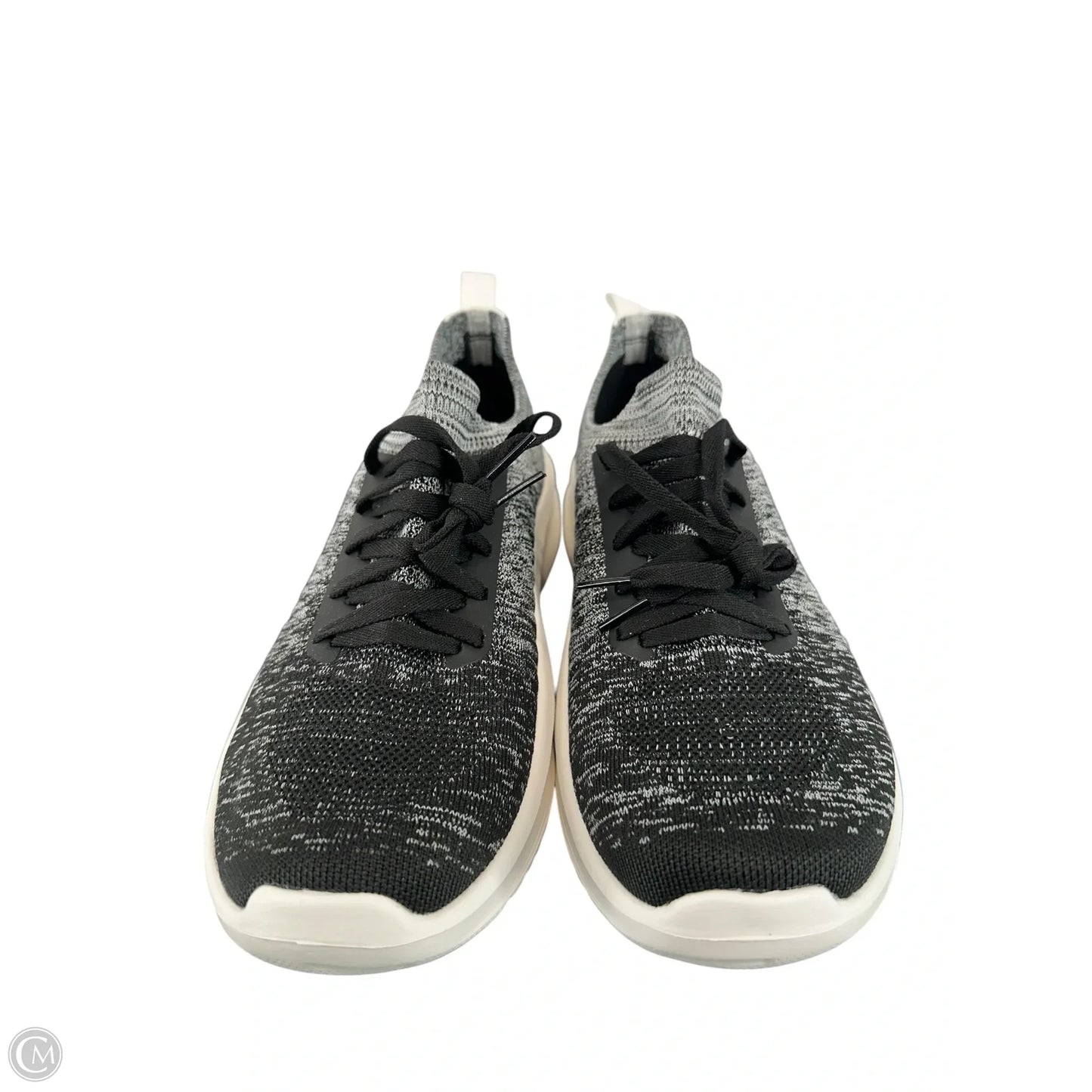 Shoes Athletic By Clarks In Black & White, Size: 10