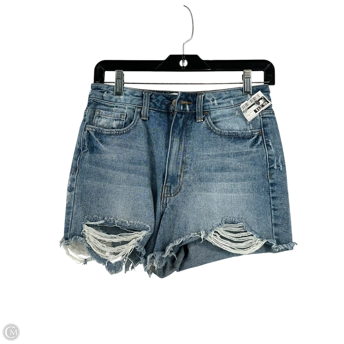 Shorts By Vervet In Blue Denim, Size: S