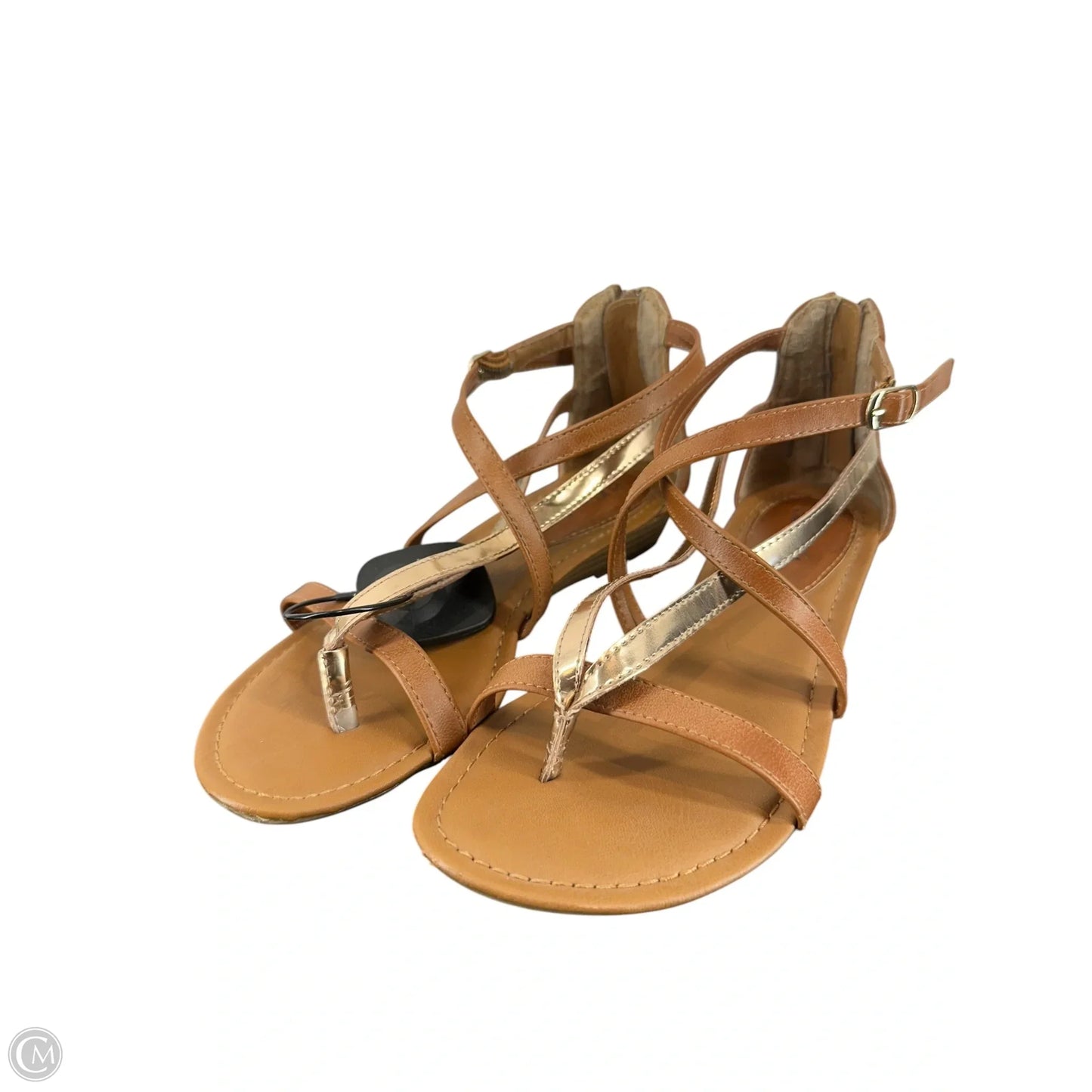 Sandals Flats By Sofft In Brown, Size: 6