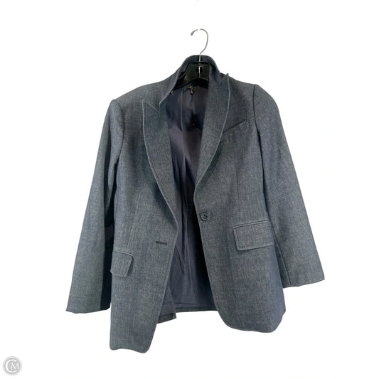 Blazer By Clothes Mentor In Navy, Size: S