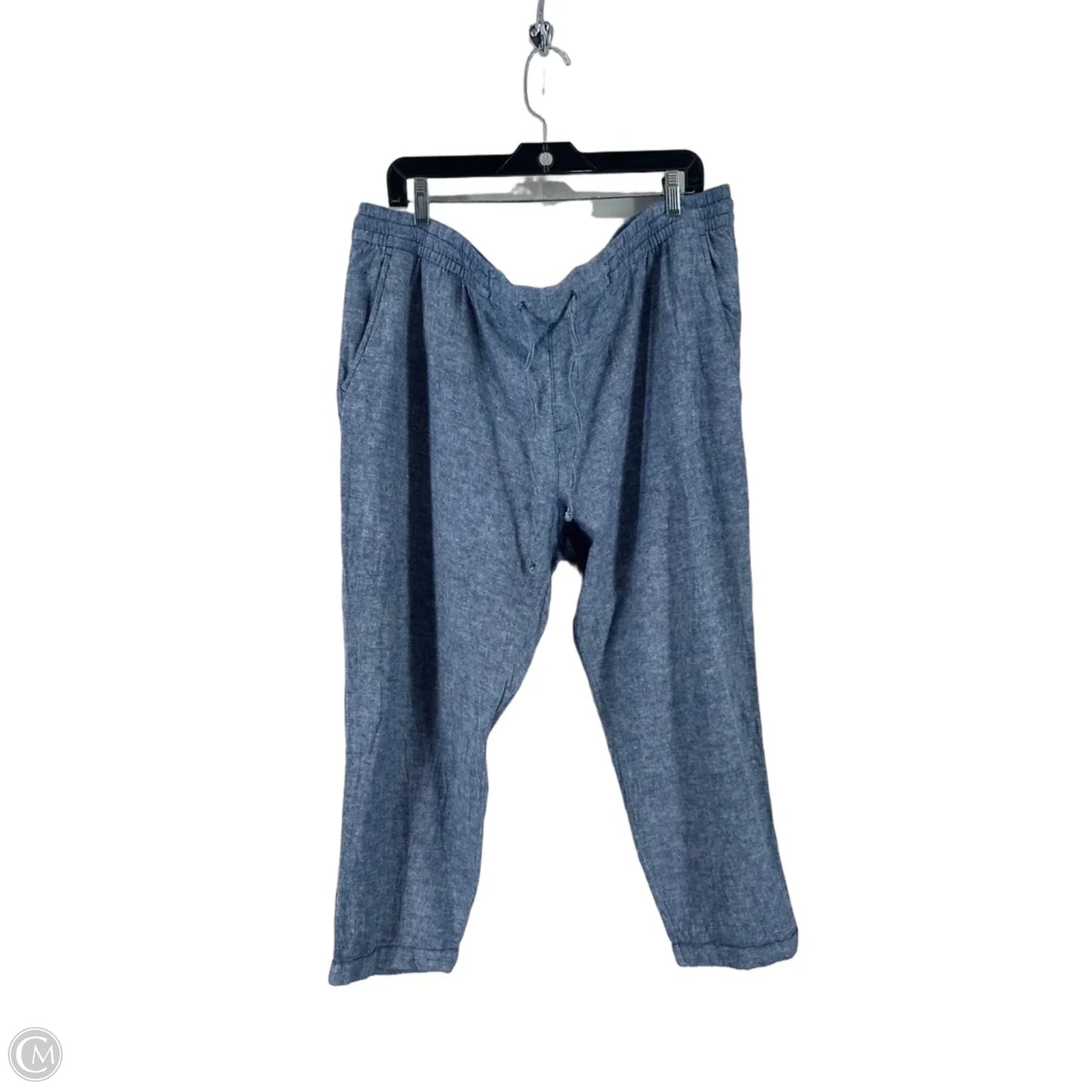 Pants Linen By Old Navy In Blue, Size: Xl