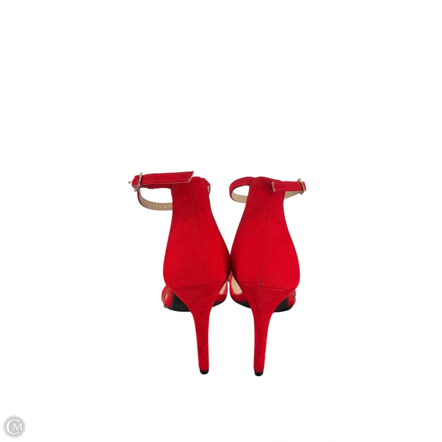 Sandals Heels Stiletto By Dream Pairs In Red, Size: 7