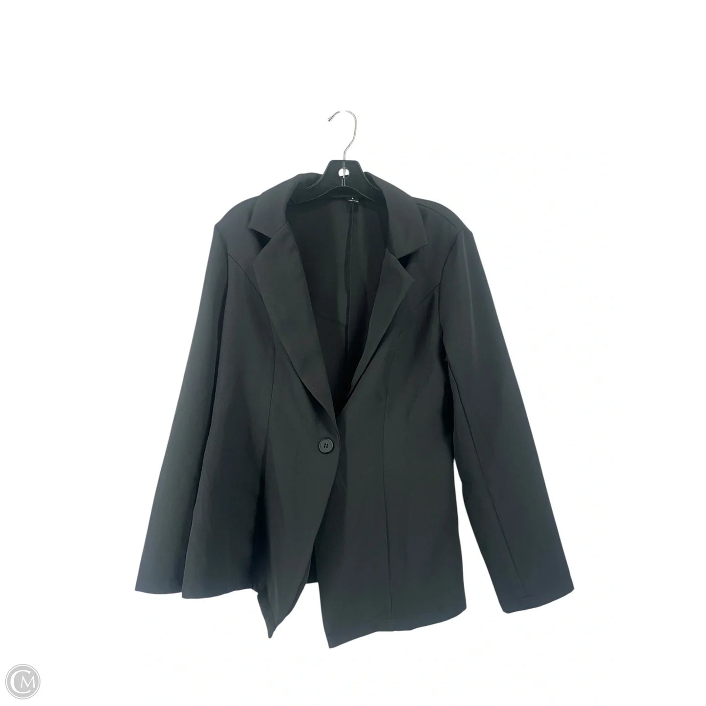 Blazer By Clothes Mentor In Black, Size: L