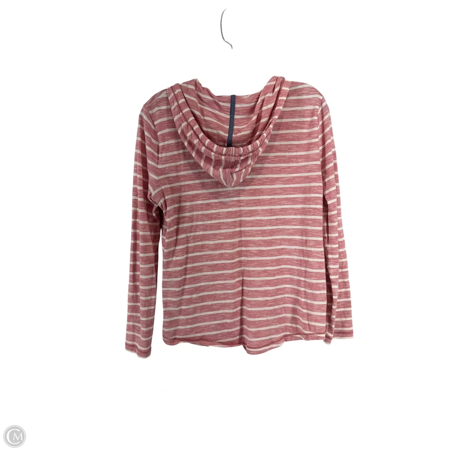 Top Long Sleeve By Chaps In Red & White, Size: M