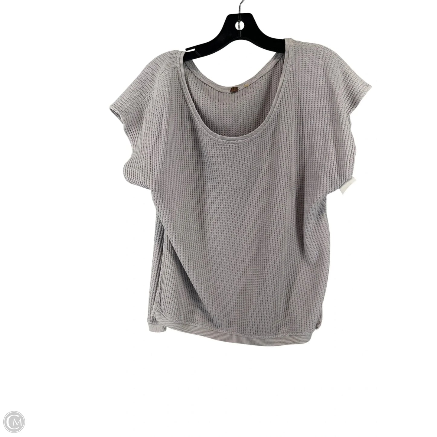 Top Short Sleeve By Free People In Grey, Size: Xs