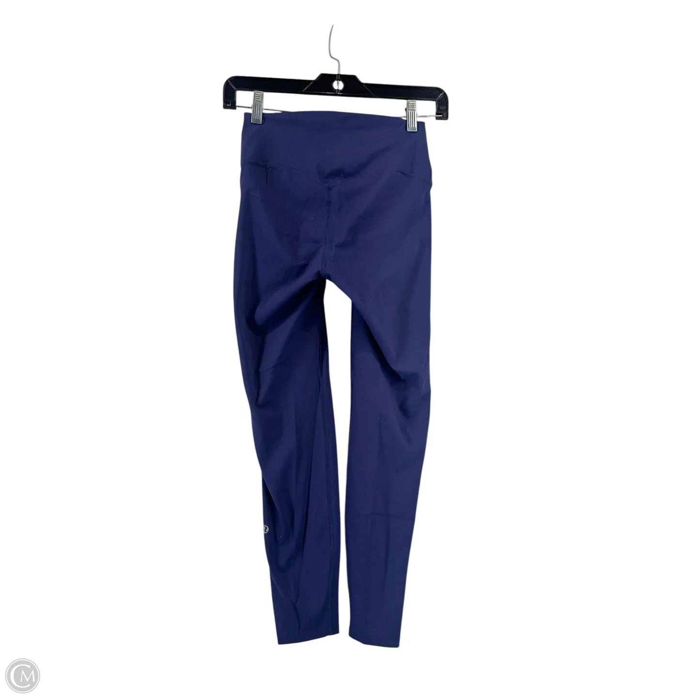Athletic Leggings By Lululemon In Navy, Size: Xs