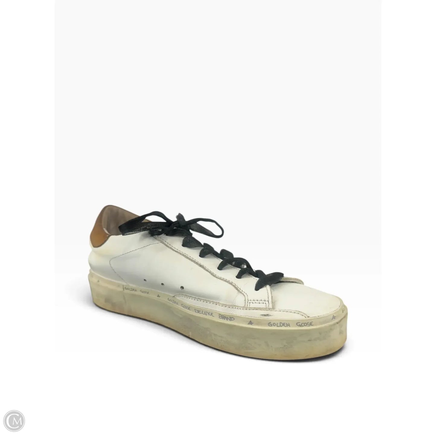 Shoes Luxury Designer By Golden Goose In White, Size: 7