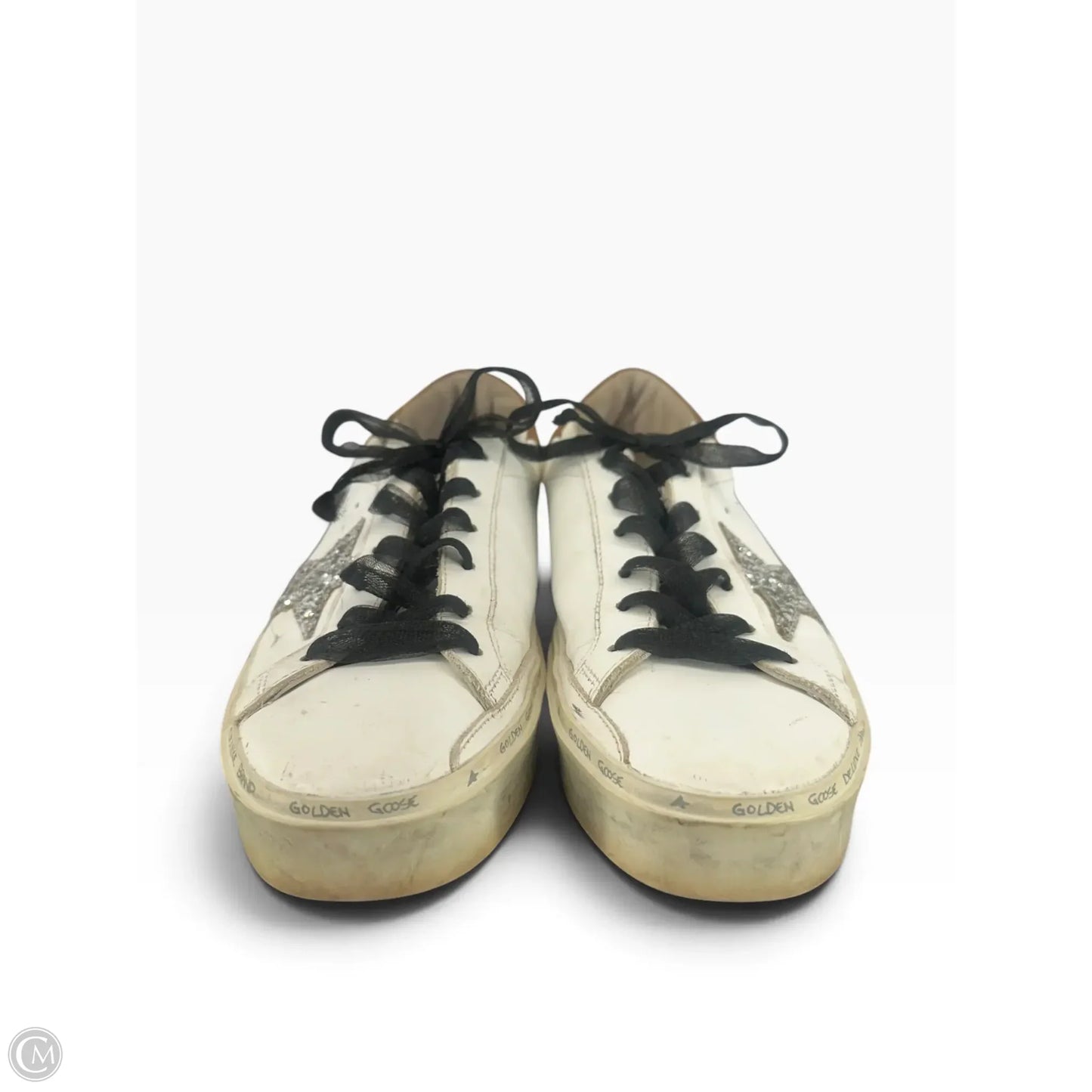 Shoes Luxury Designer By Golden Goose In White, Size: 7