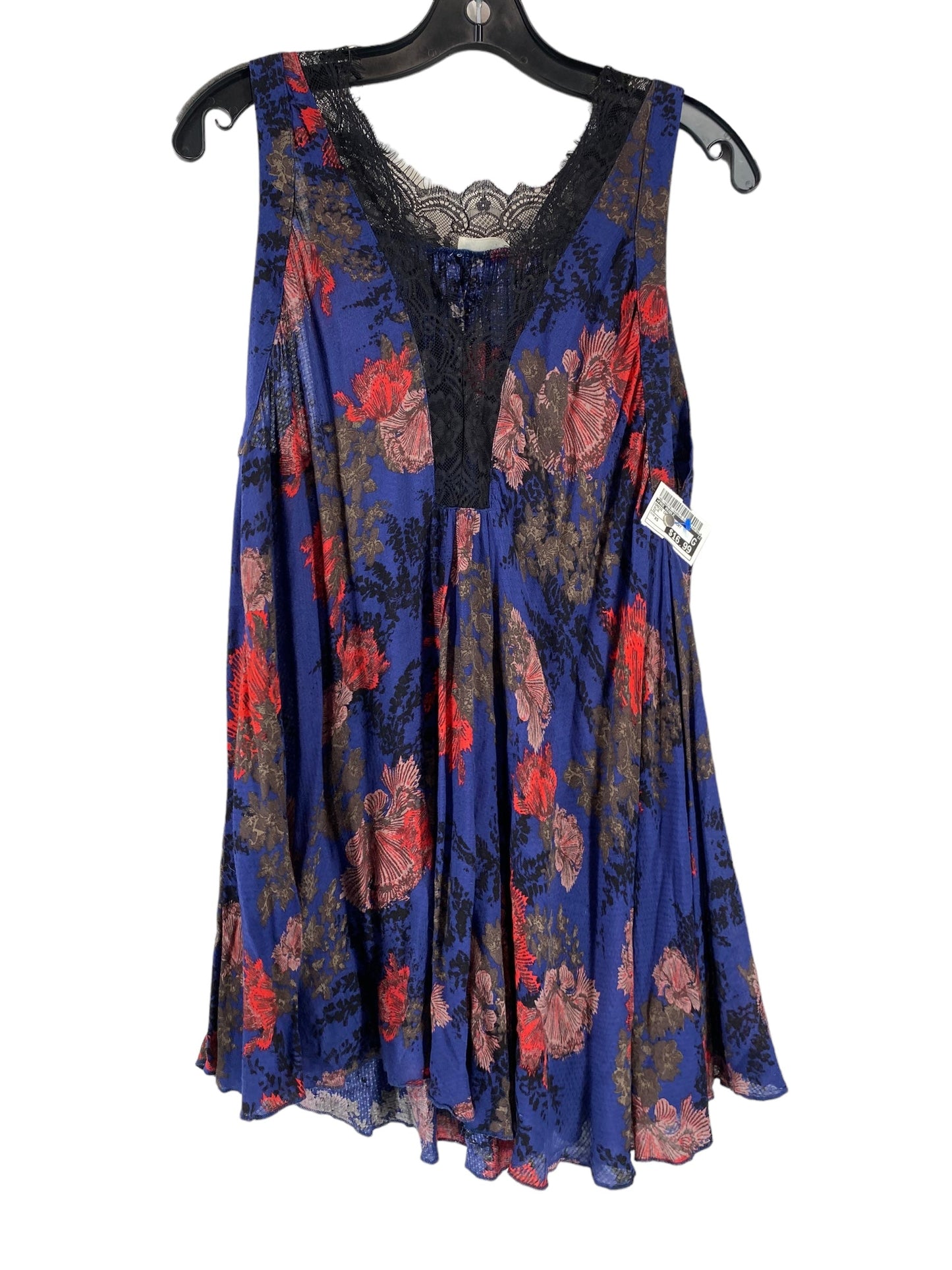 Blue Dress Casual Short Free People, Size Xs