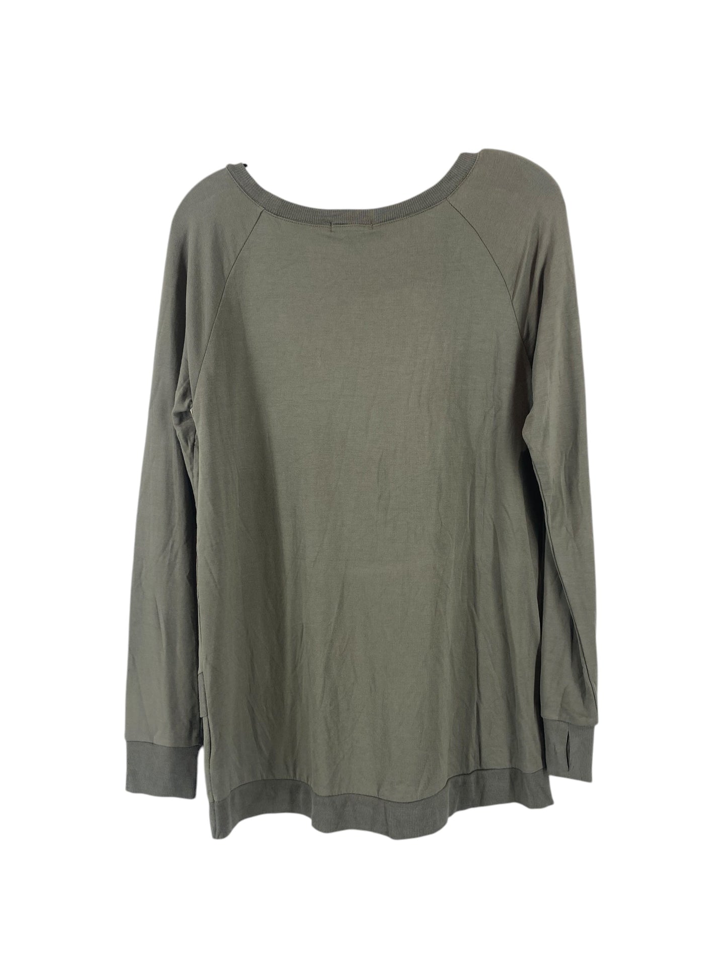 Top Long Sleeve By Threads 4 Thought In Green, Size: S