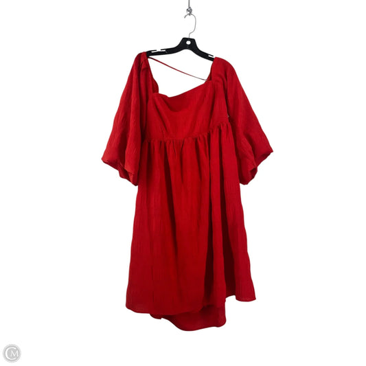 Dress Party Midi By Davi & Dani In Red, Size: 1x