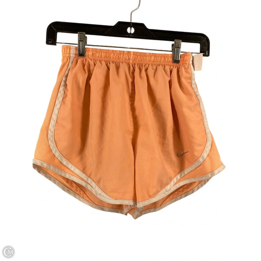 Athletic Shorts By Nike Apparel In Peach, Size: S