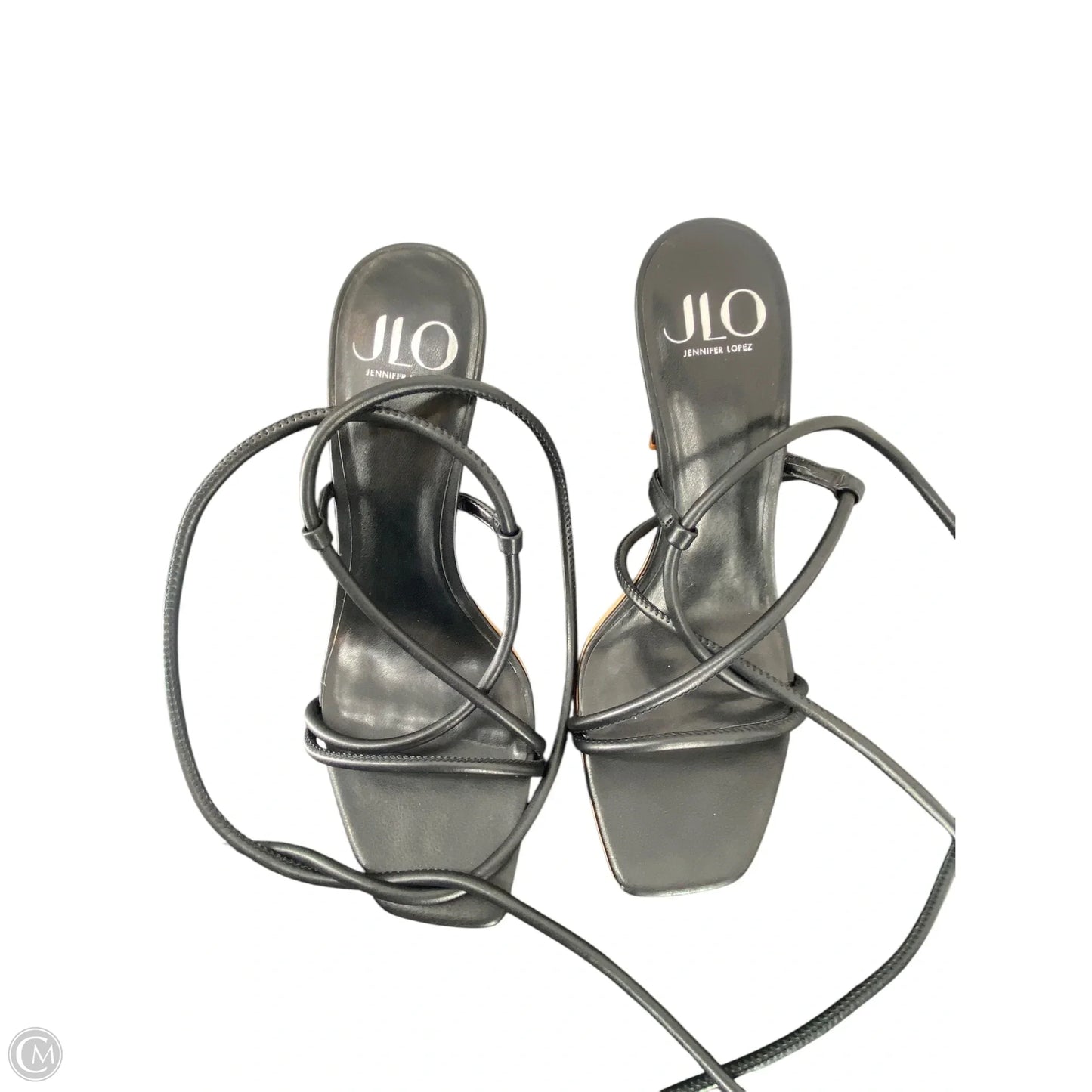 Sandals Heels Kitten By Jennifer Lopez In Black, Size: 10