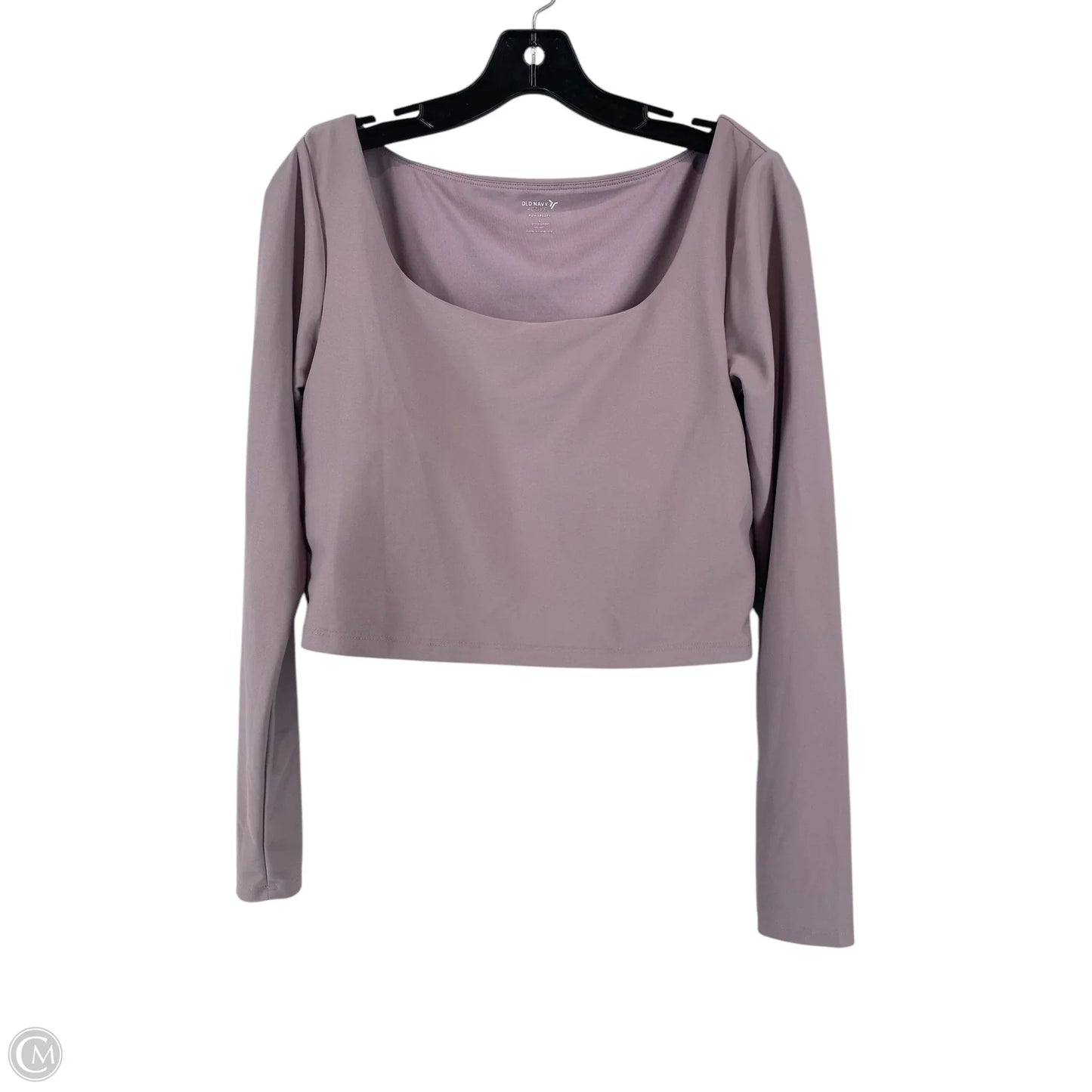 Athletic Top Long Sleeve Crewneck By Old Navy In Purple, Size: L