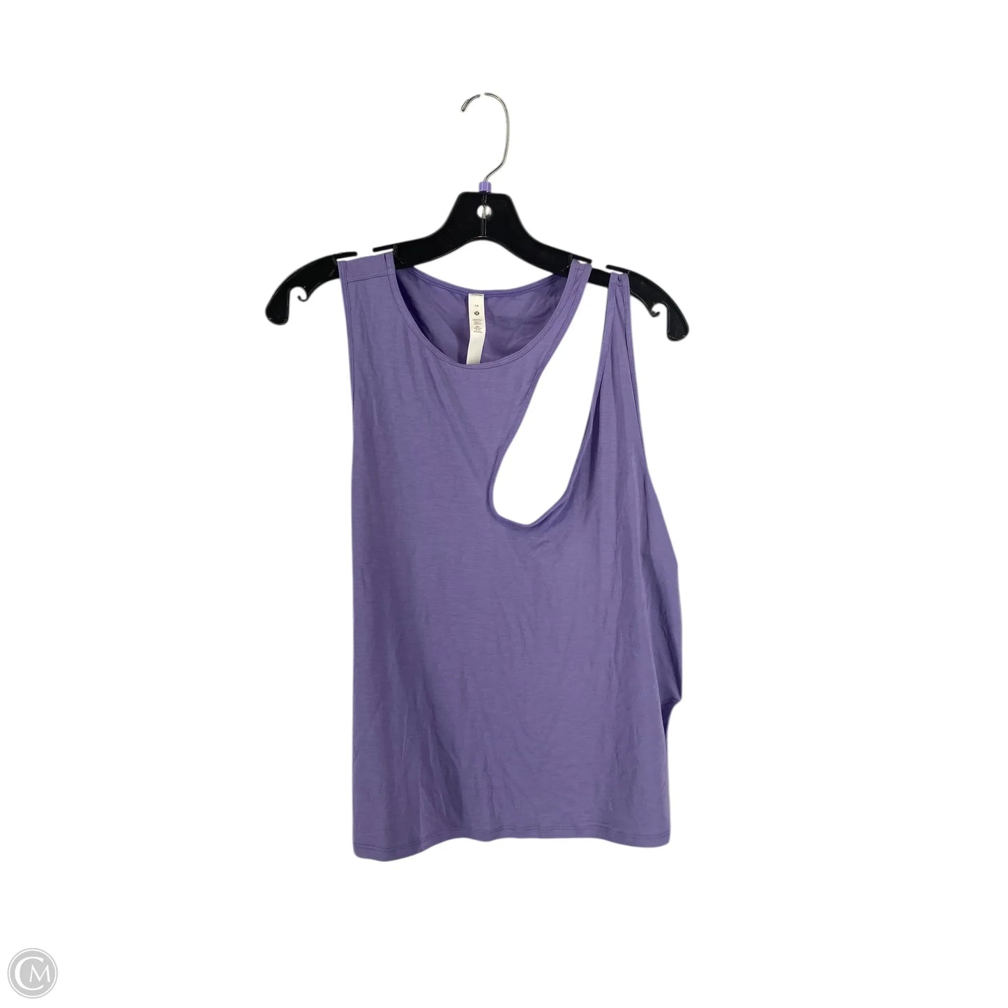 Athletic Tank Top By Lululemon In Purple, Size: 14