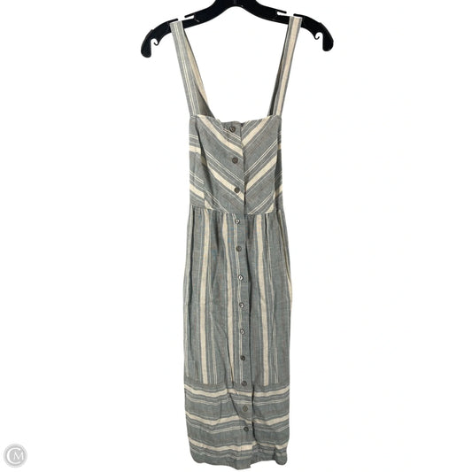 Dress Casual Midi By Universal Thread In Blue, Size: M