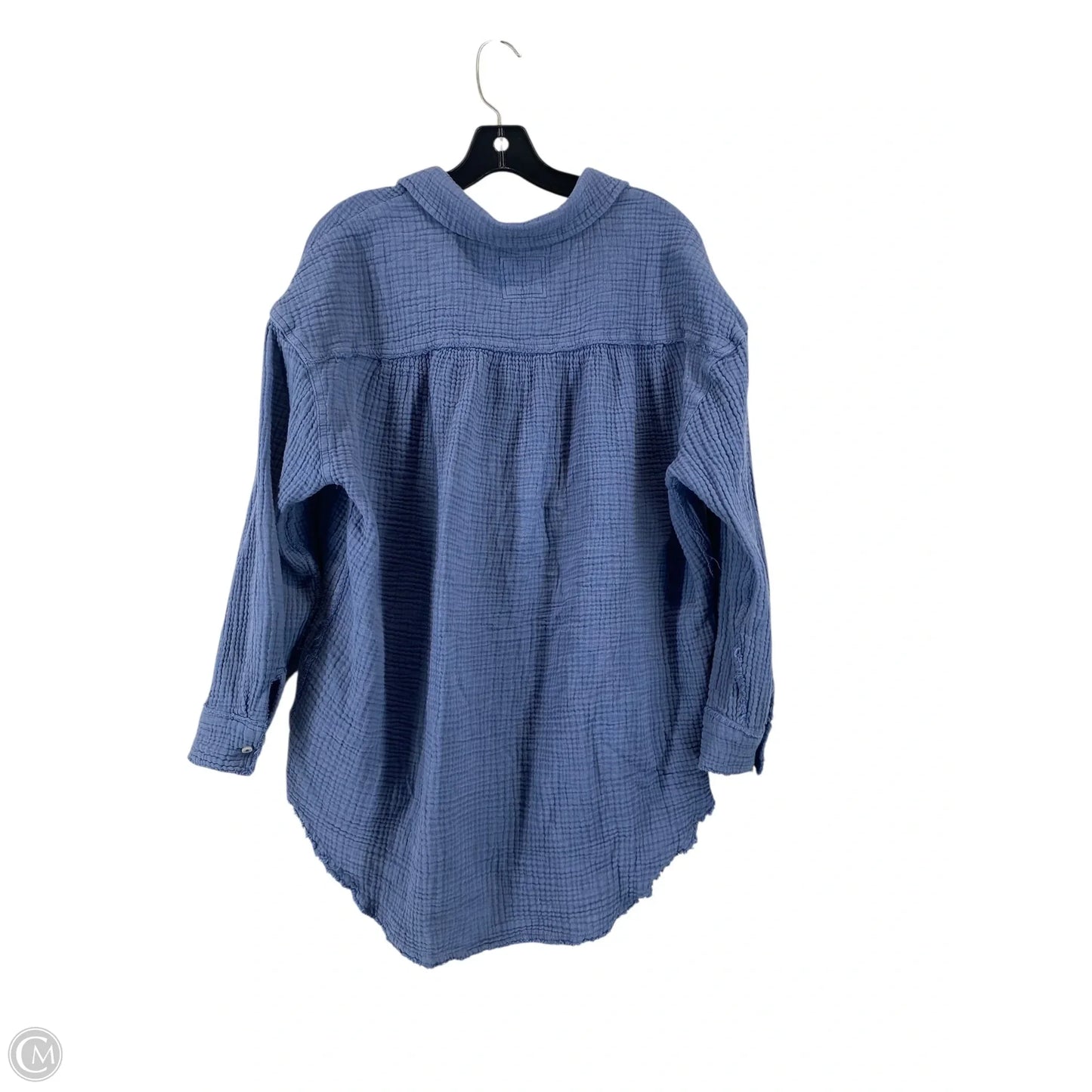 Top Long Sleeve By Aerie In Blue, Size: S