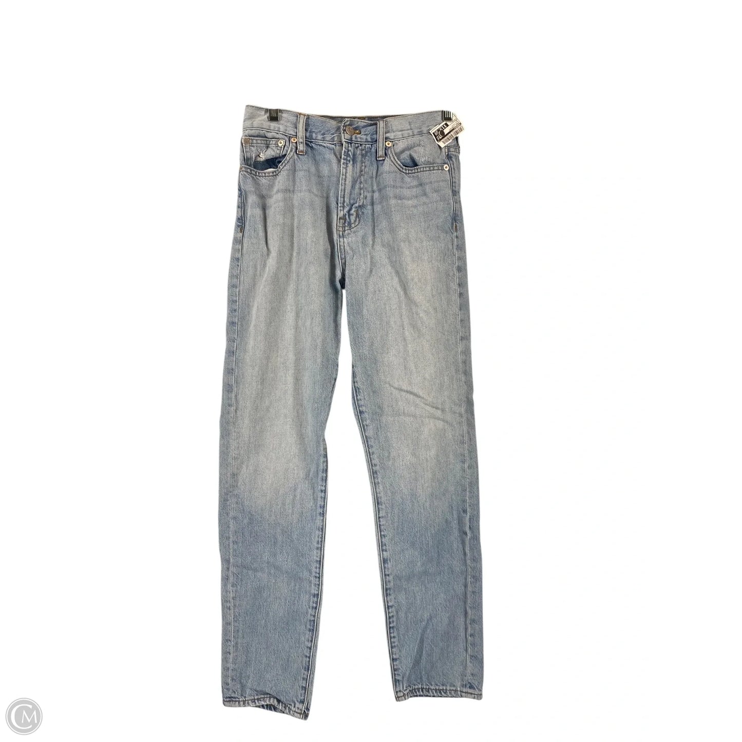 Jeans Straight By Madewell In Blue Denim, Size: 26