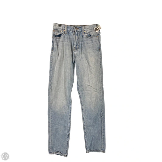 Jeans Straight By Madewell In Blue Denim, Size: 26