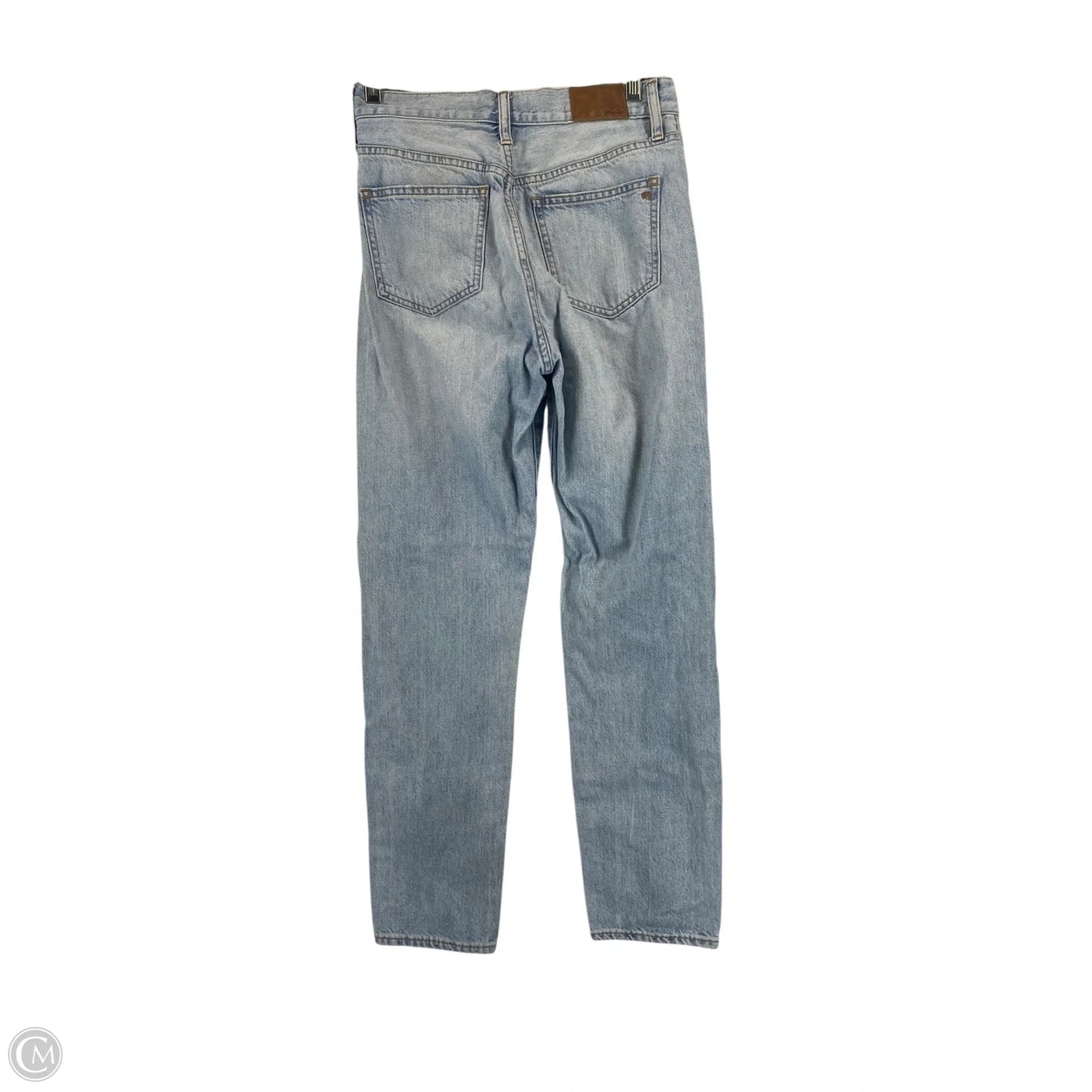 Jeans Straight By Madewell In Blue Denim, Size: 26