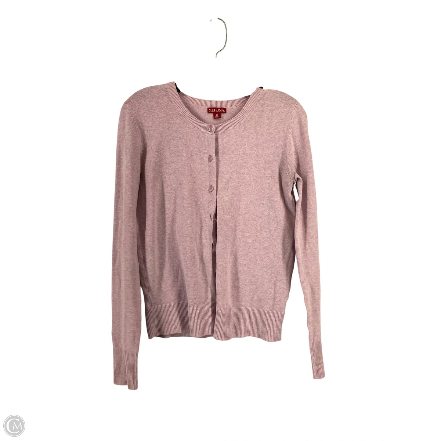 Cardigan By Merona In Purple, Size: Xs