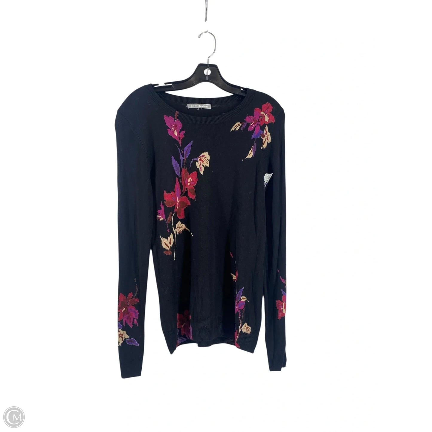 Top Long Sleeve By Daniel Rainn In Floral Print, Size: M