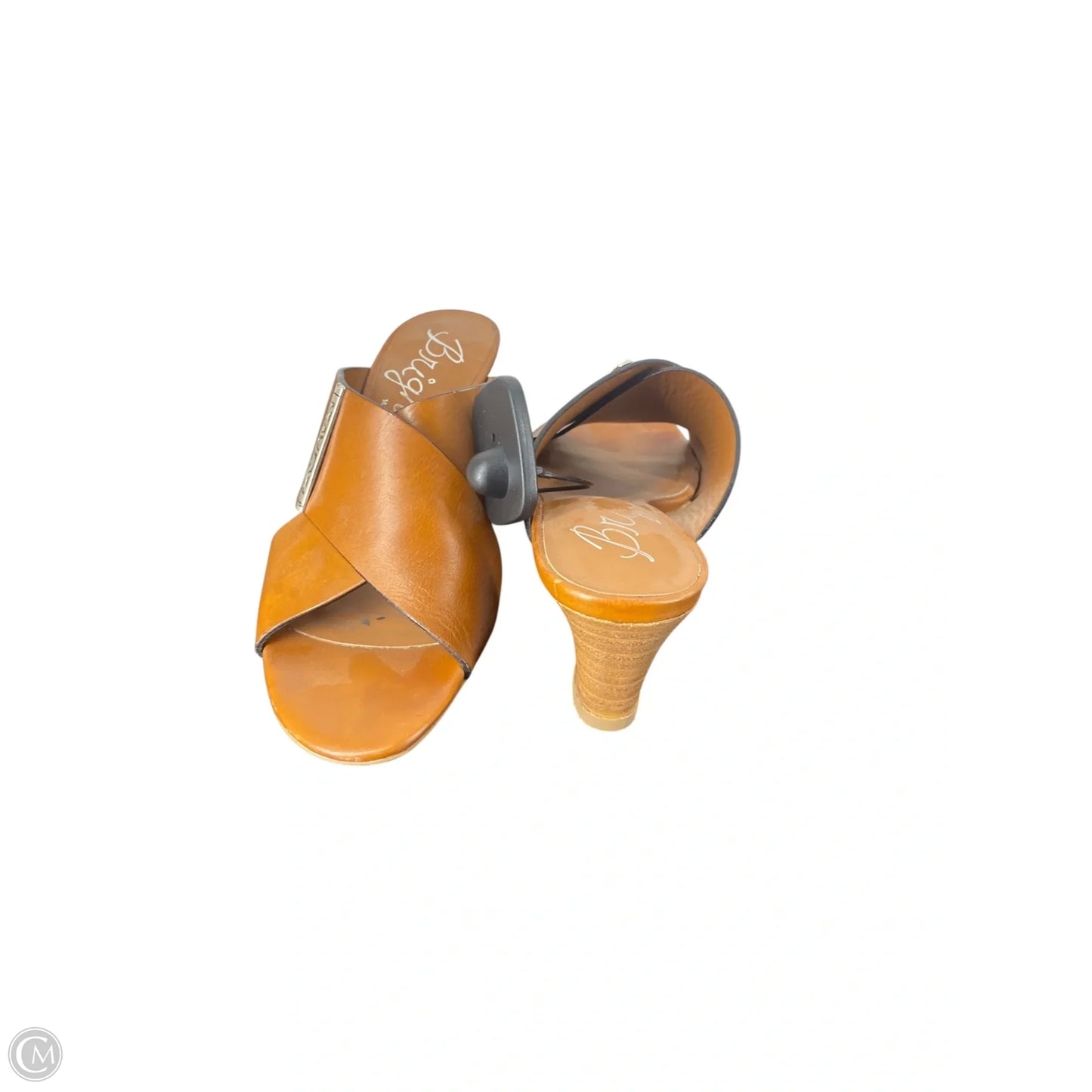 Sandals Heels Block By Brighton In Tan, Size: 6.5