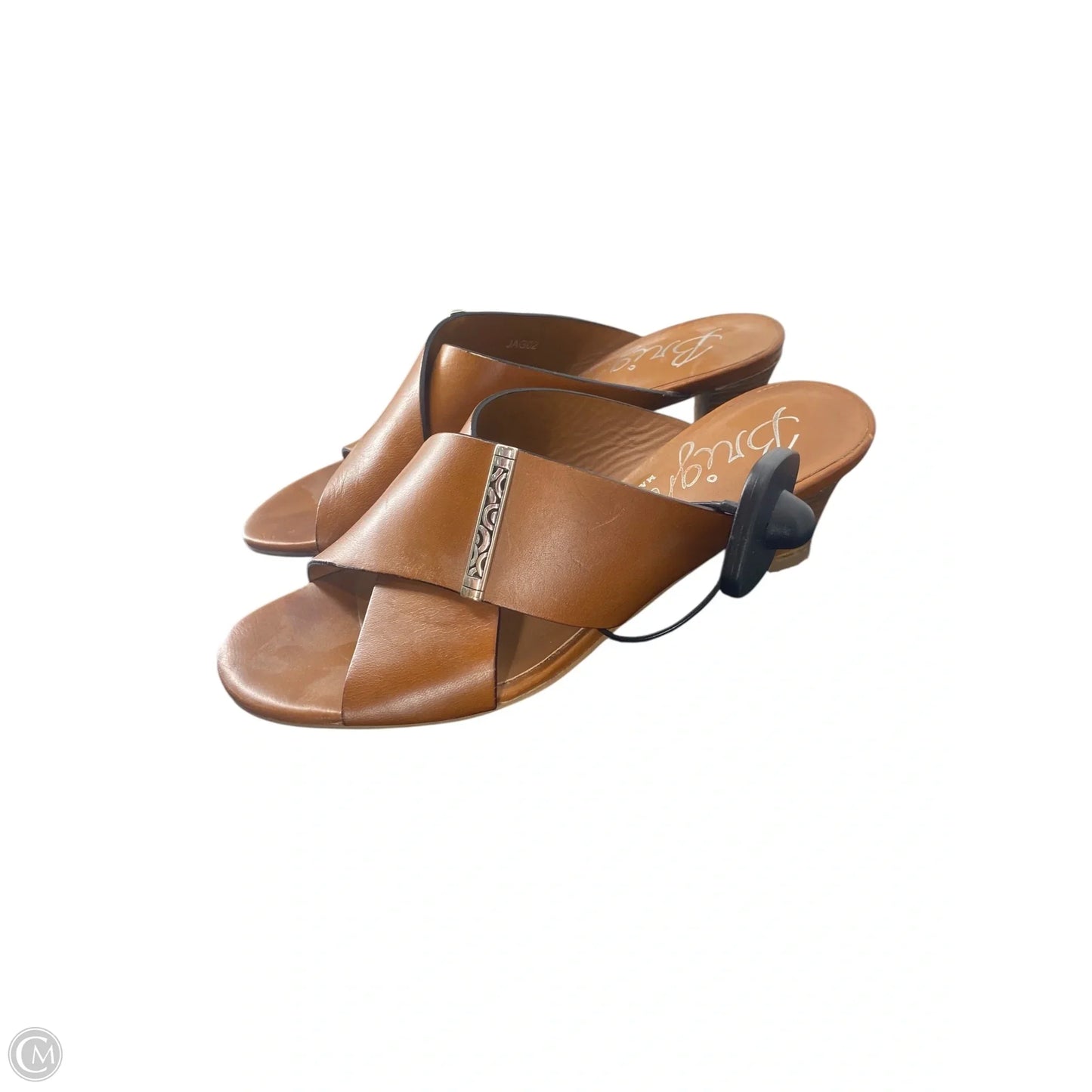 Sandals Heels Block By Brighton In Tan, Size: 6.5